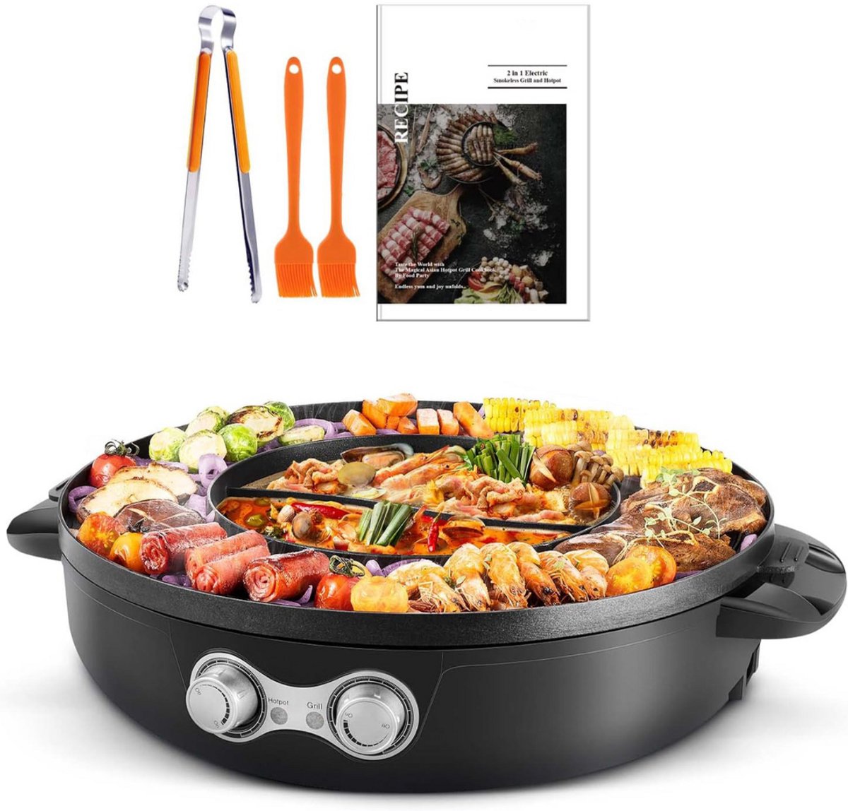 Koreaanse BBQ - Hotpot Elektrisch - Grill - Gourmetstel