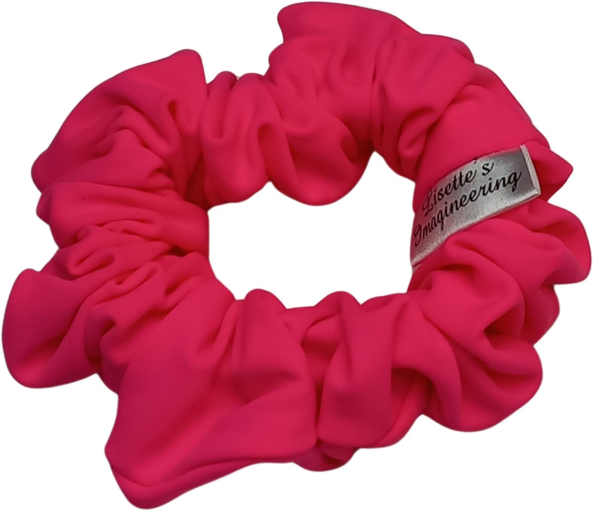Scrunchie - Zwemscrunchie - Badpakstof - Neon roze