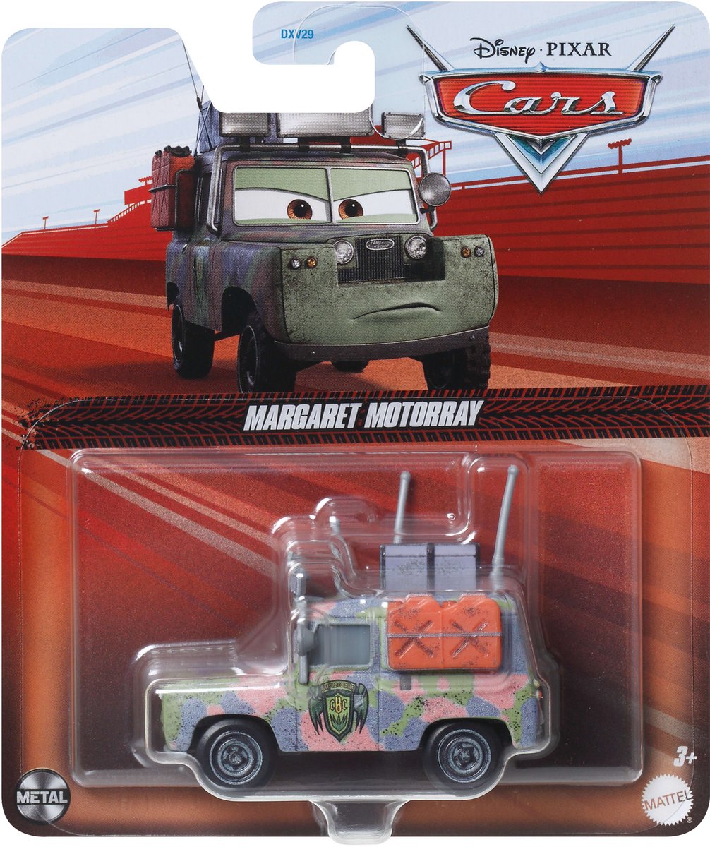 Disney Pixar Cars Disney and Pixar Cars Margaret Motorray, Auto, Cars, 3 jaar, Metaal, Kunststof, Meerkleurig