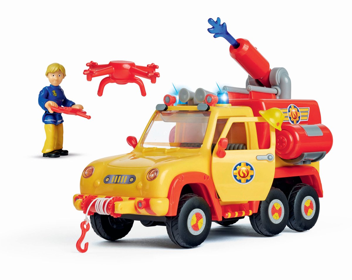 Simba - Brandweerman Sam Brandweerauto Venus 2.0 met figuur - Speelgoedvoertuig - vanaf 3 jaar — afbeelding 21