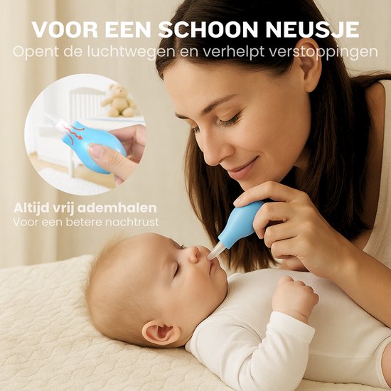 ZoeZo Design - Baby Verzorgingsset - Blauw - 8-delige Geschenkset - Baby Verzorgingsproducten - Complete Manicureset & Nagelset - Perfect Kraamcadeau - Verzorgingskit van ZoeZo Design — afbeelding 5
