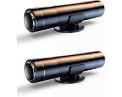 Raambreker - 2-pack autoveiligheidshamer nooduitganggereedschap - Auto-ruitbreker van één seconde - Gordelsnijder - Autoglasbreker - Levensreddend noodartefact (zwart)