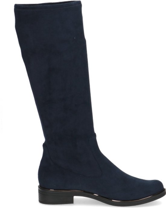 Caprice Donkerblauwe Stretch Laarzen Dames - Blauw - 41