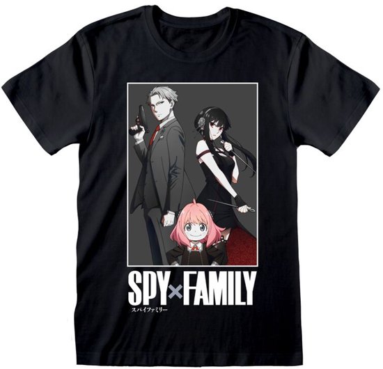 Spy x Family Family Photo Heren T-shirt - zwart - XL