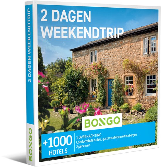 Bongo Bon -2 Dagen Weekendtrip- Cadeaukaart
