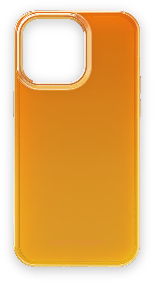 iDeal of Sweden Clear Case Mid geschikt voor Apple iPhone 15 Pro Max Orange Spritz