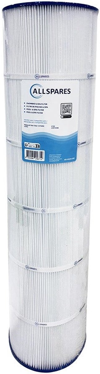 AllSpares Waterfilter voor Zwembaden geschikt voor Hayward Star Clear CX750RE / C750 / C0750 (Ø178x748mm)