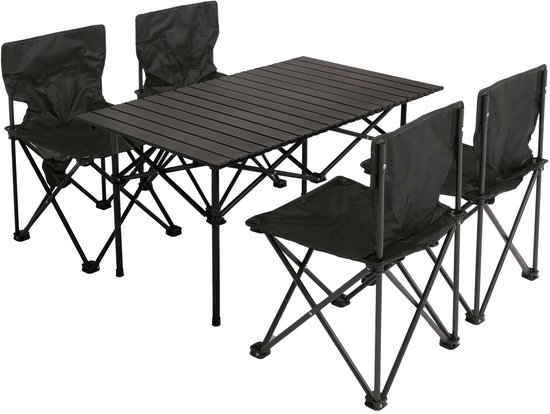 Stagecaptain CS-4547 Table de Camping Pliable avec 2 chaises Pliantes