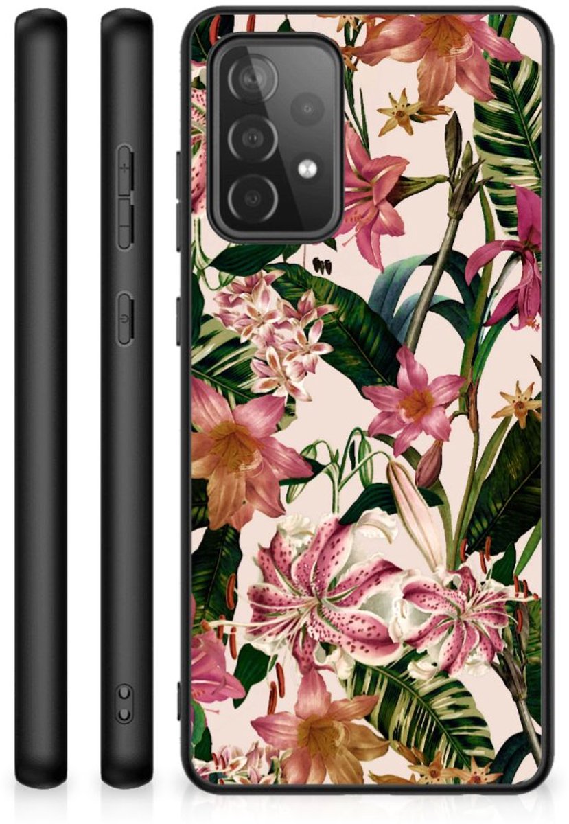 Samsung Galaxy A72 (5G/4G) Bloemen Hoesje Flowers