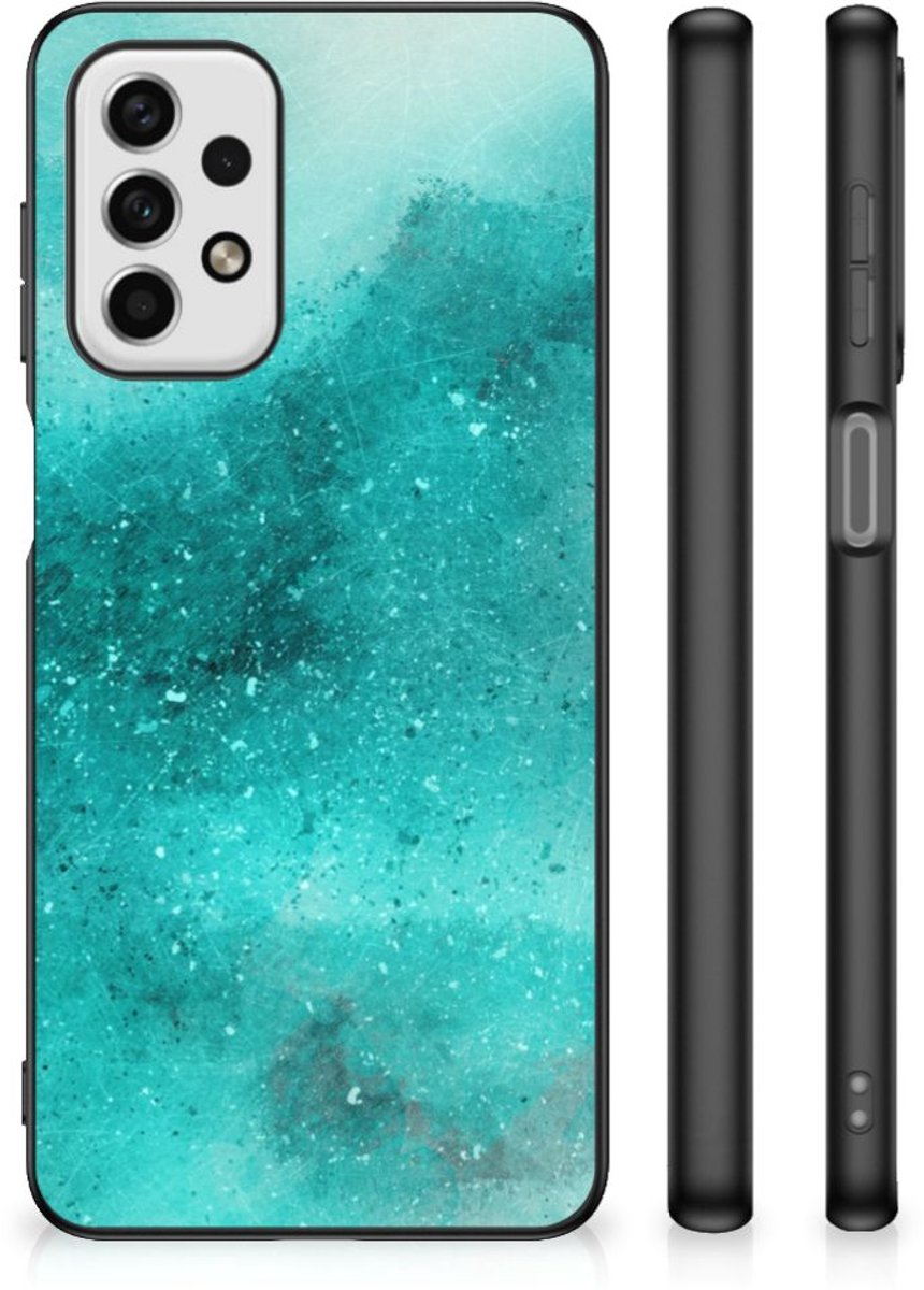 Kleurrijke Telefoonhoesje Samsung Galaxy A23 Painting Blue