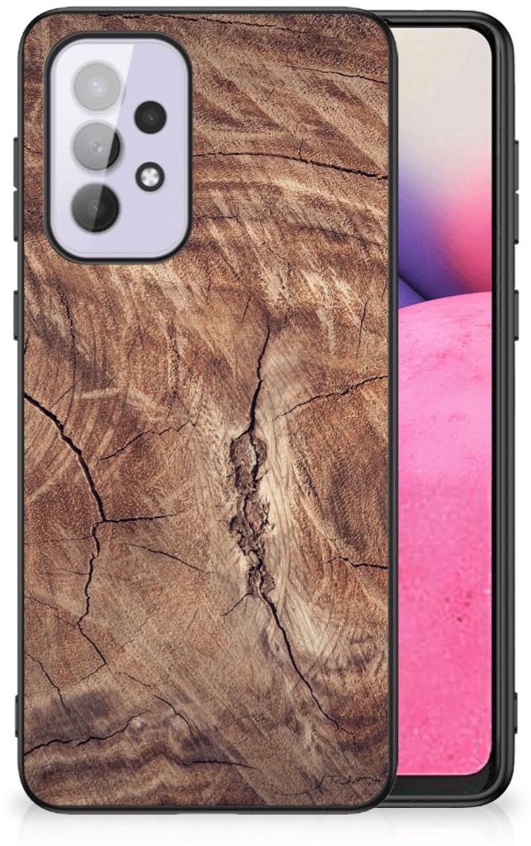Samsung Galaxy A33 5G Houten Print Telefoonhoesje Tree Trunk