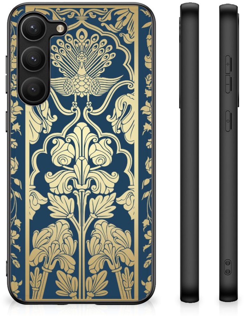 Samsung Galaxy S23 Plus Bloemen Hoesje Beige Flowers