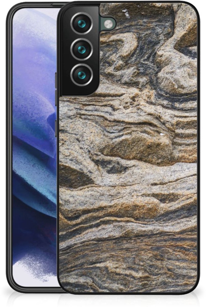 Samsung Galaxy S22 Plus Marmeren Print Telefoonhoesje Steen