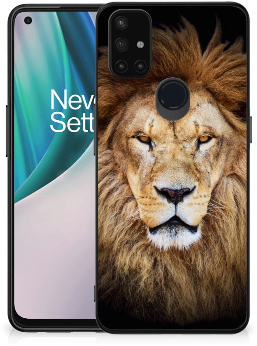 OnePlus Nord N10 5G Dierenprint Telefoonhoesje Leeuw