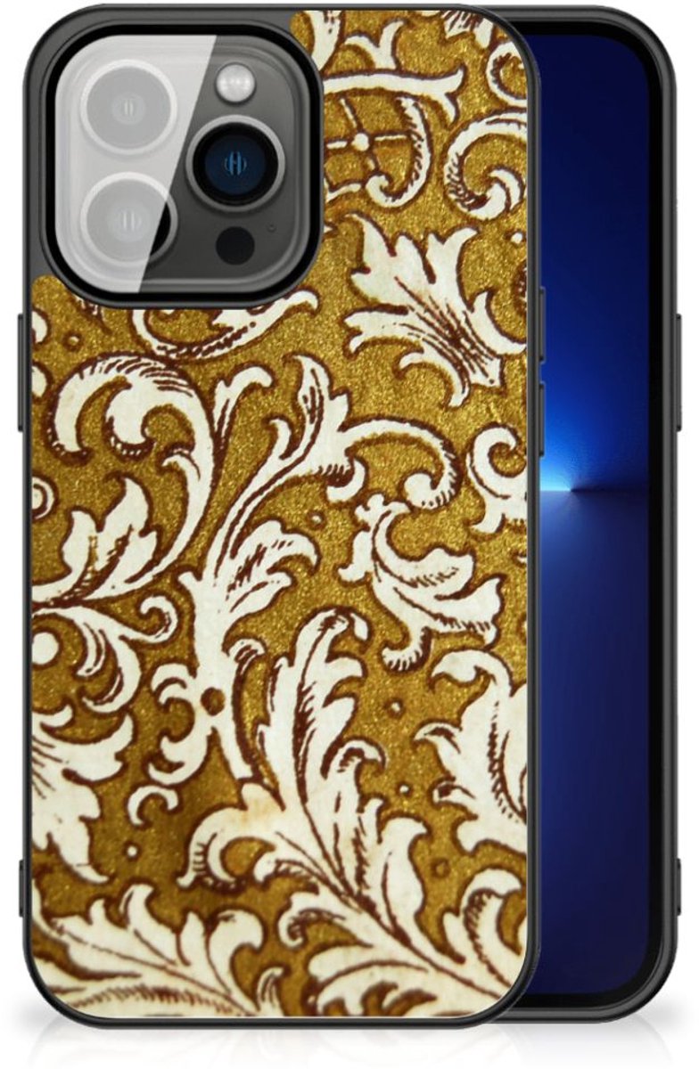 Back Cover iPhone 13 Pro Barok Goud