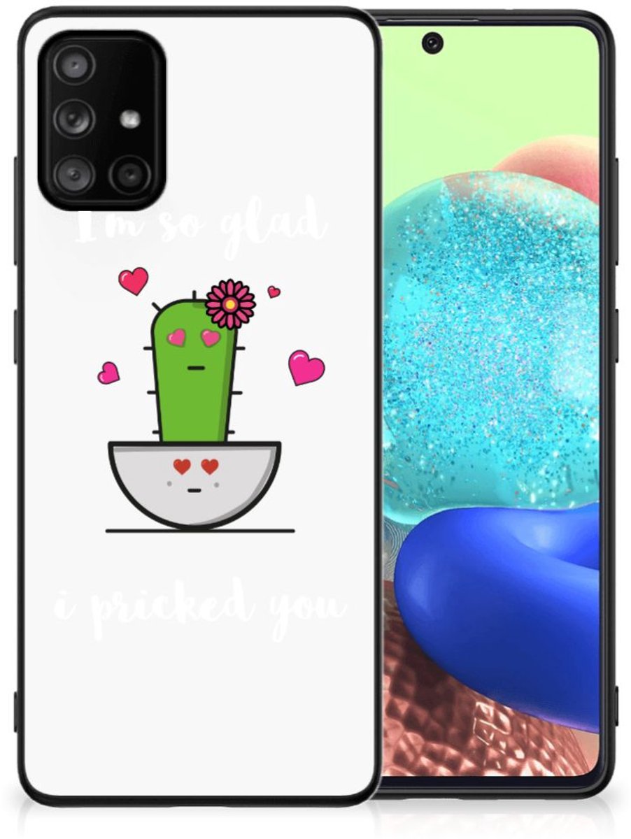 Samsung Galaxy A71 Hoesje Cactus Glad