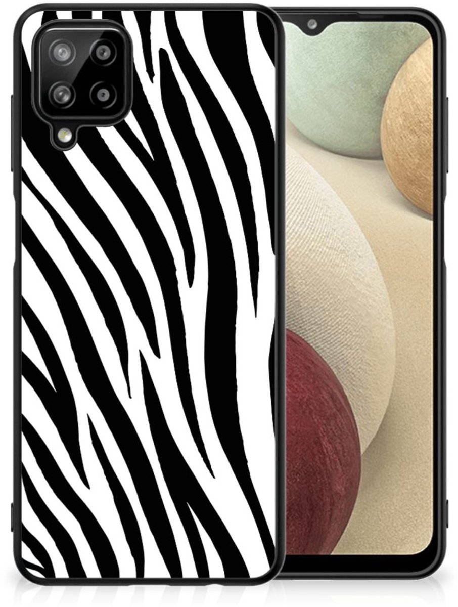 Samsung Galaxy A12 Dierenprint Telefoonhoesje Zebra