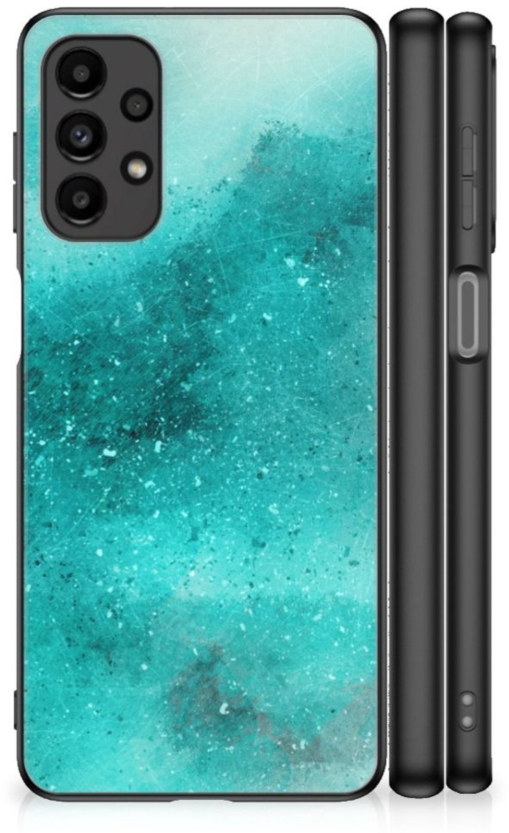 Kleurrijke Telefoonhoesje Samsung Galaxy A13 4G Painting Blue