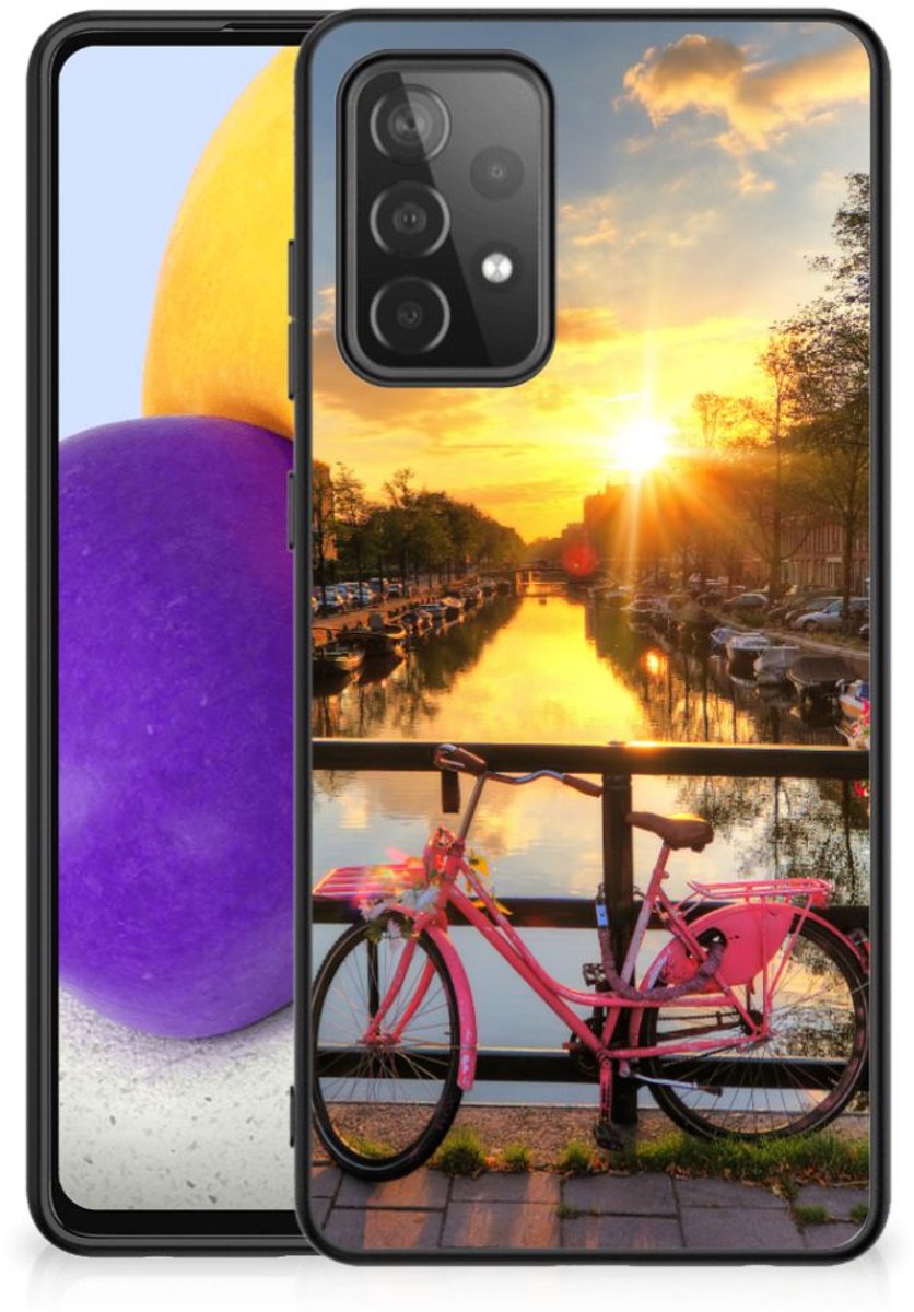 Back Cover voor Samsung Galaxy A72 (5G/4G) TPU Backcover Amsterdamse Grachten