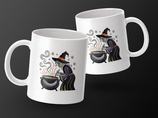 Mug envoûtant, Ketel de sorcière, mug d'Halloween, mug magique, idée cadeau, Decor d'automne, Decor d'Halloween, mug de sorcière, mug de sorcière