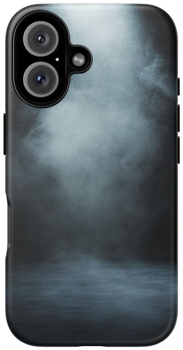 Mistige Spotlight Scene – Telefoonhoesje Geschikt voor iPhone 16