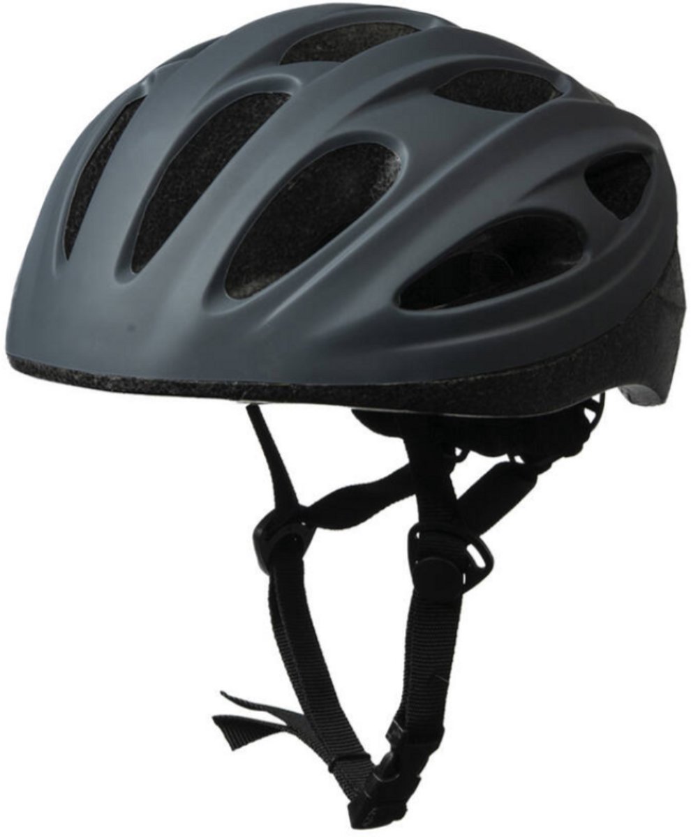 Fietshelm - Volwassen - Verstelbaar - Maat L 58-61 cm - Donker Grijs