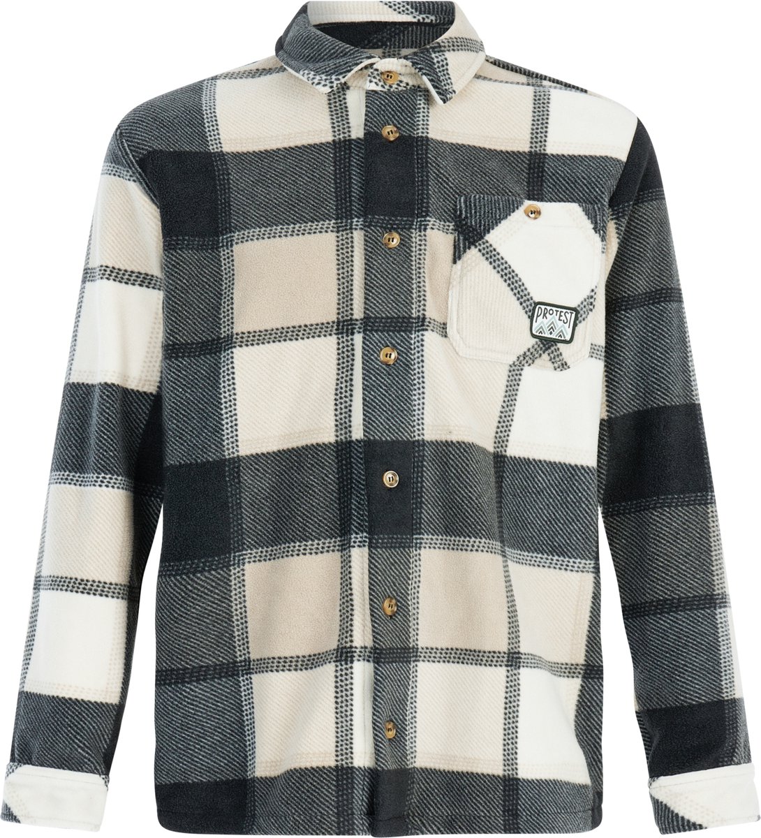 Protest Prtmitchel - Shacket Heren - Outdoor - Overshirt - High-pile teddy fleece