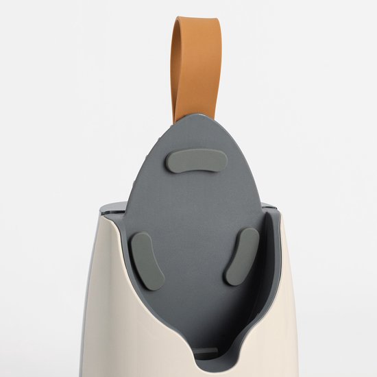 CREATE/IRON DUAL PRO/Ferro da stiro a vapore orizzontale e verticale 800 ml bianco panna/Design 2 in 1, 4 modalità di stiratura, colpo di vapore e stiratura a secco, piastra antiaderente, 1630W