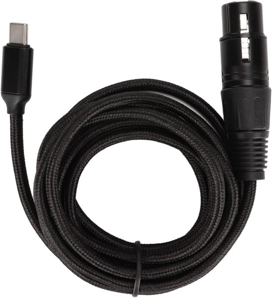 Universeel PAC112 Microfoonkabel XLR female naar 6.35mm