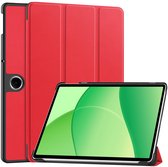 Coverup Tablethoes geschikt voor OPPO Pad SE Hoesje - Tri-Fold Book Case met Wake/Sleep - Rood