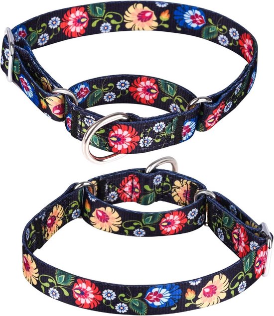 Collier Martingale réglable en Nylon pour chien, large, solide et personnalisé