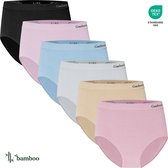Levao 6 stuks damesslips hoge taille naadloos ondergoed naadloze slips