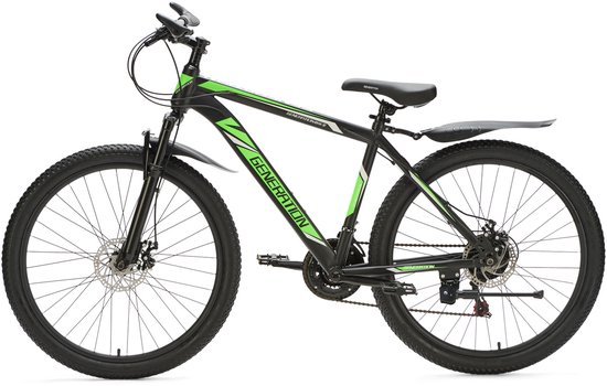 Generation Mountainbike 26 inch Groen/Zwart - Spatborden — afbeelding 2