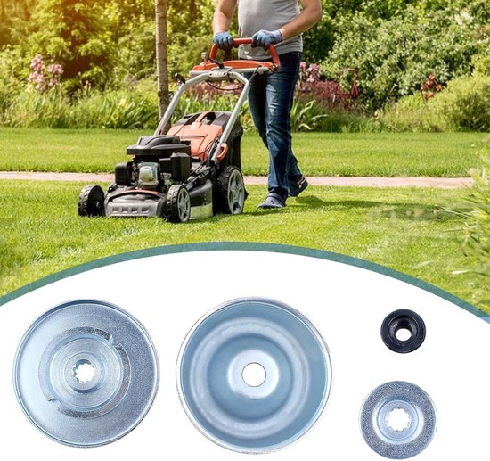 Mesadapter - voor STIHL FS55 FS55R FS36 FS44 FS56 FS80 FS90 en meer modellen, plat mes + drukplaat + drukring + moer 4 in 1 set van Merkloos	 — afbeelding 5