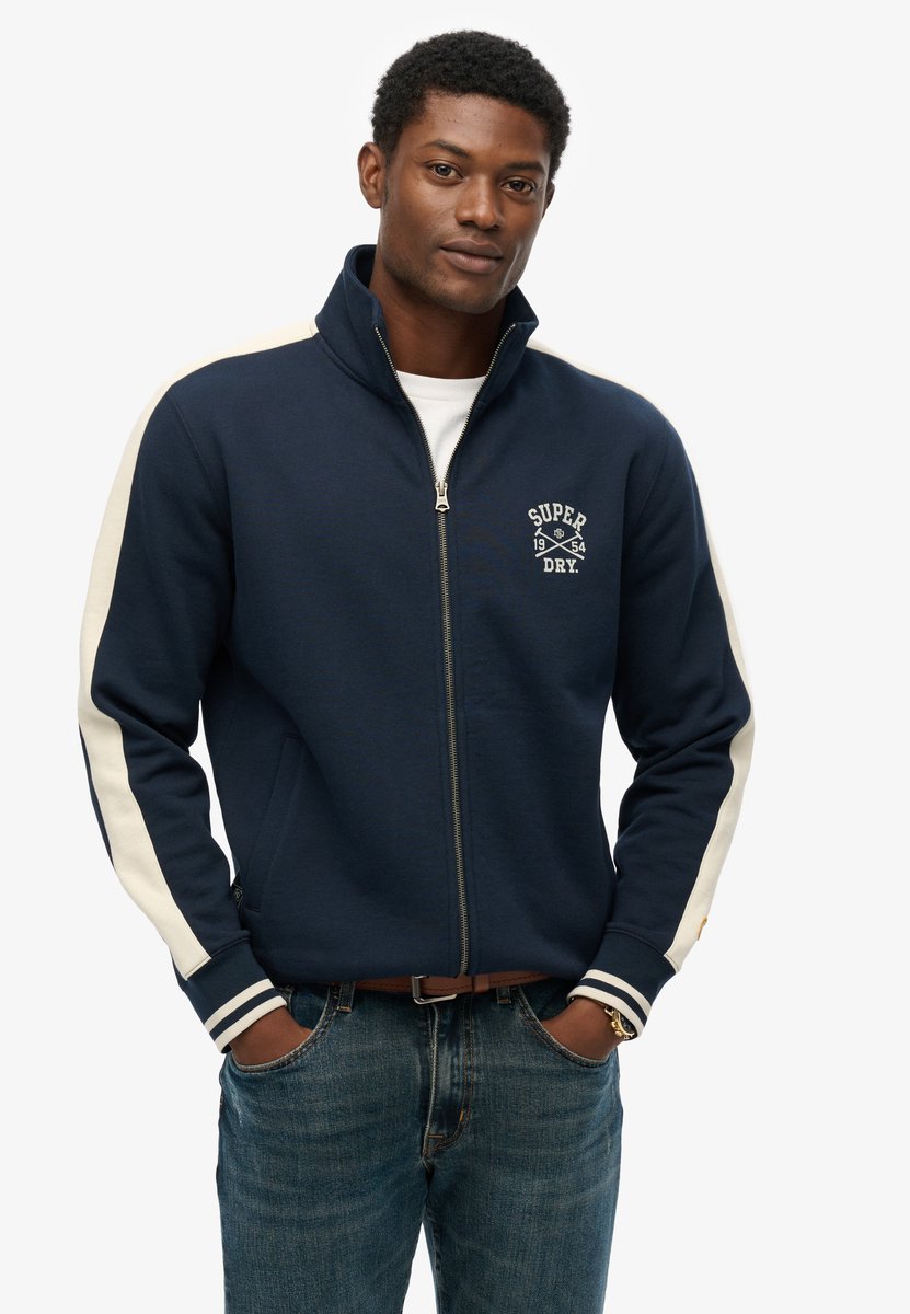 Superdry Athletic Club trainingsvest Heren Truien Marineblauw