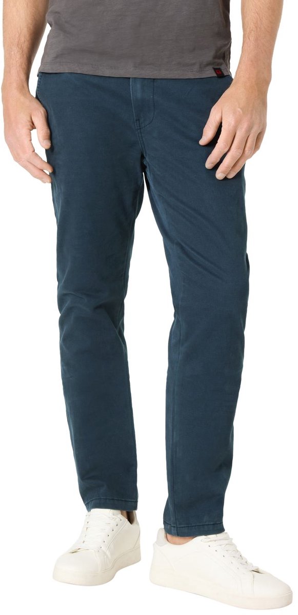 TIMEZONE Heren Chino Broek SLIM JANNOTZ slim Blauw 38W / 32L Volwassenen