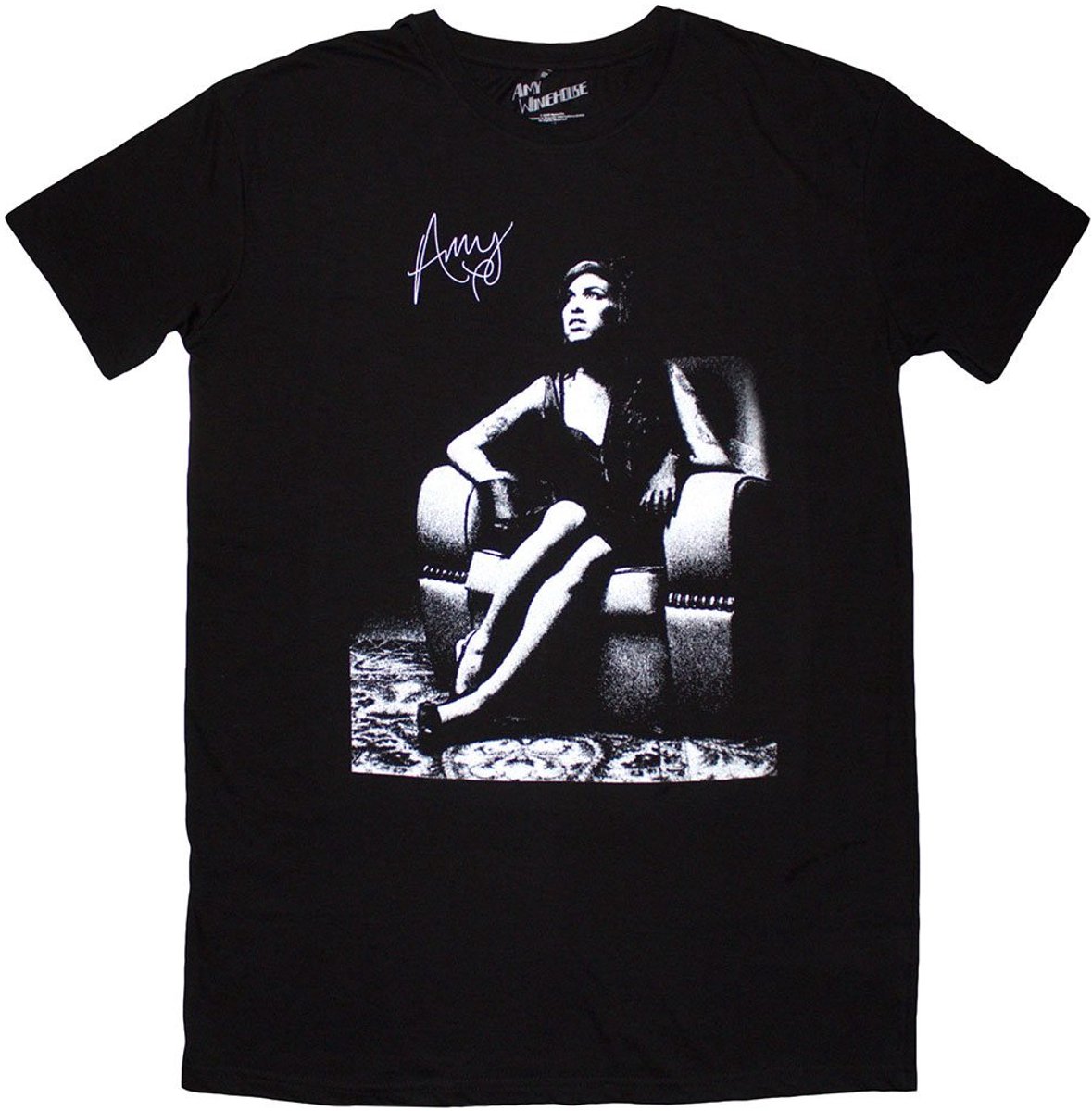 Amy Winehouse - Chair T-shirtjurk - 2XL - Zwart