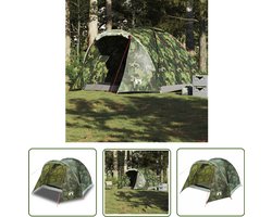 vidaXL Camouflerende Tent - Vis Tent - Vistent 2-persoons waterdicht camouflage - Watersporttent - Visserij Benodigheden - Camping Gear