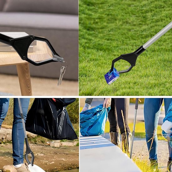 Grabber Reacher Tool 32"- Cat Pickers met Magnetische Tip - Afval Grijpers Stick voor Volwassenen - Gehandicapten en Ouderen van Merkloos	 — afbeelding 3