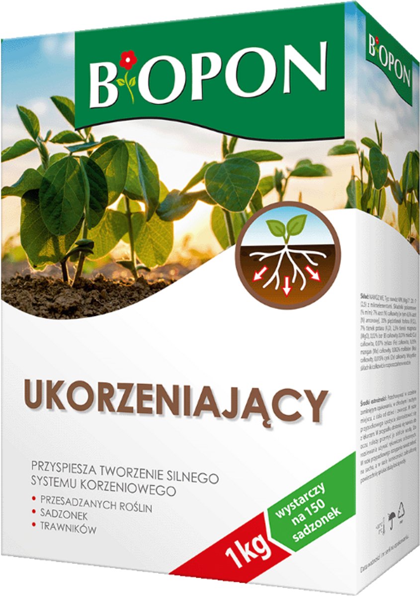 Biopon Serie - Ukorzeningsmest - 1kg - Granulair - Versterking voor Stekjes