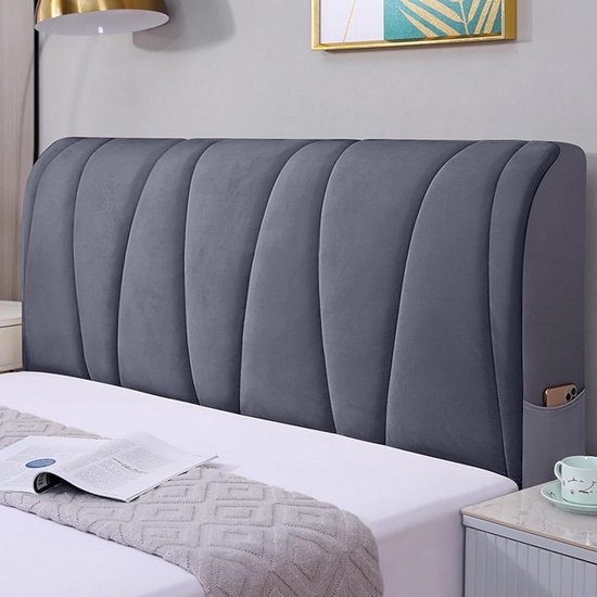 Stretch Bed Hoofdeinde Hoes Beschermhoes voor Het Hoofdbord van Het Bed 150-220 cm