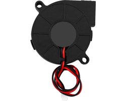 24V 3000 Rpm 5015 Borstelloze Ventilator - Zwart - 50 * 15Mm - Radial Cooling Fan - Turbofan Cooler Kit - 3D Printer Accessoires - Dc 24V .