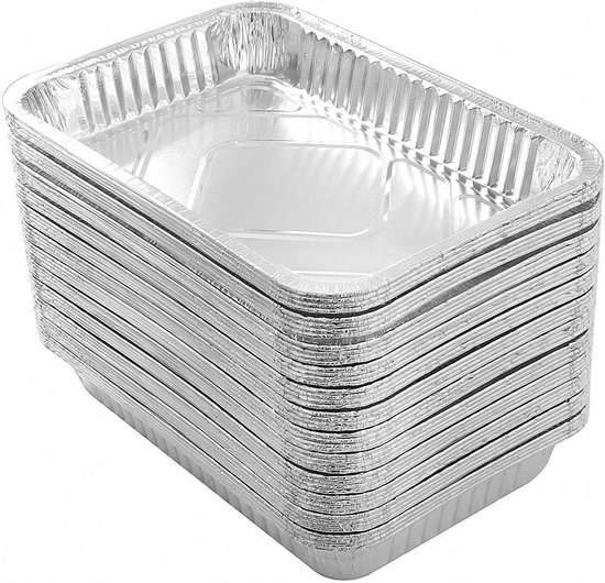 LATRAT 50 stuks aluminium folie cupcake-vormpjes wegwerp