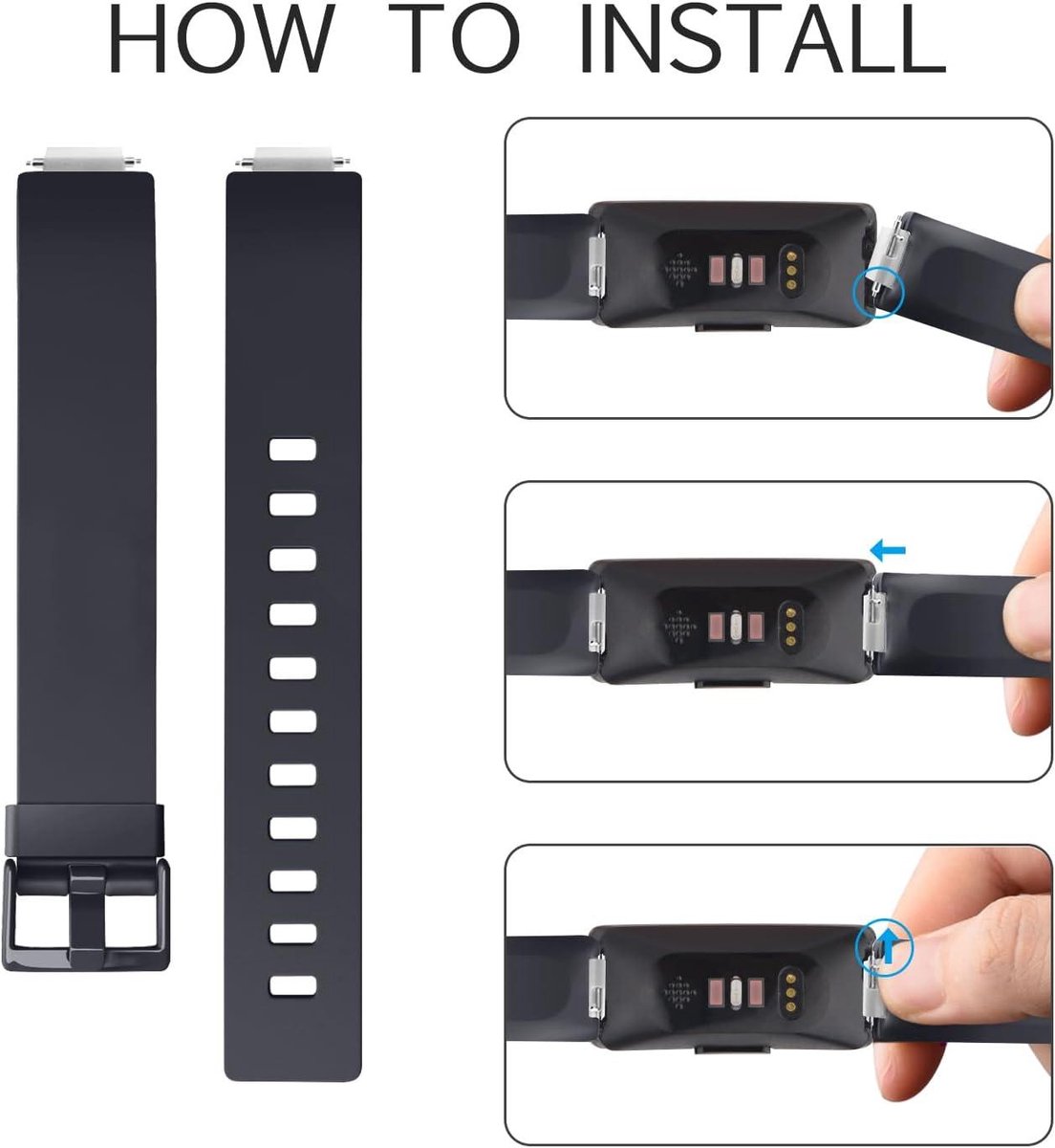 Fitbit Allecto Plus - Armband voor Fitbit Inspire/Fitbit Inspire HR thumbnail 6