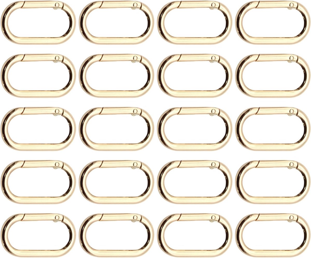 ZVD Clip Carabiner, Carabiner Clip Hook - Zinklegering clip Carabiner | Multifunctionele buitenuitrusting voor het reizen van vissenkamperen