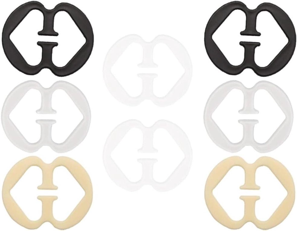 Allecto Plus - 8 stuks onzichtbare beha-clips voor antislip ondersteuning