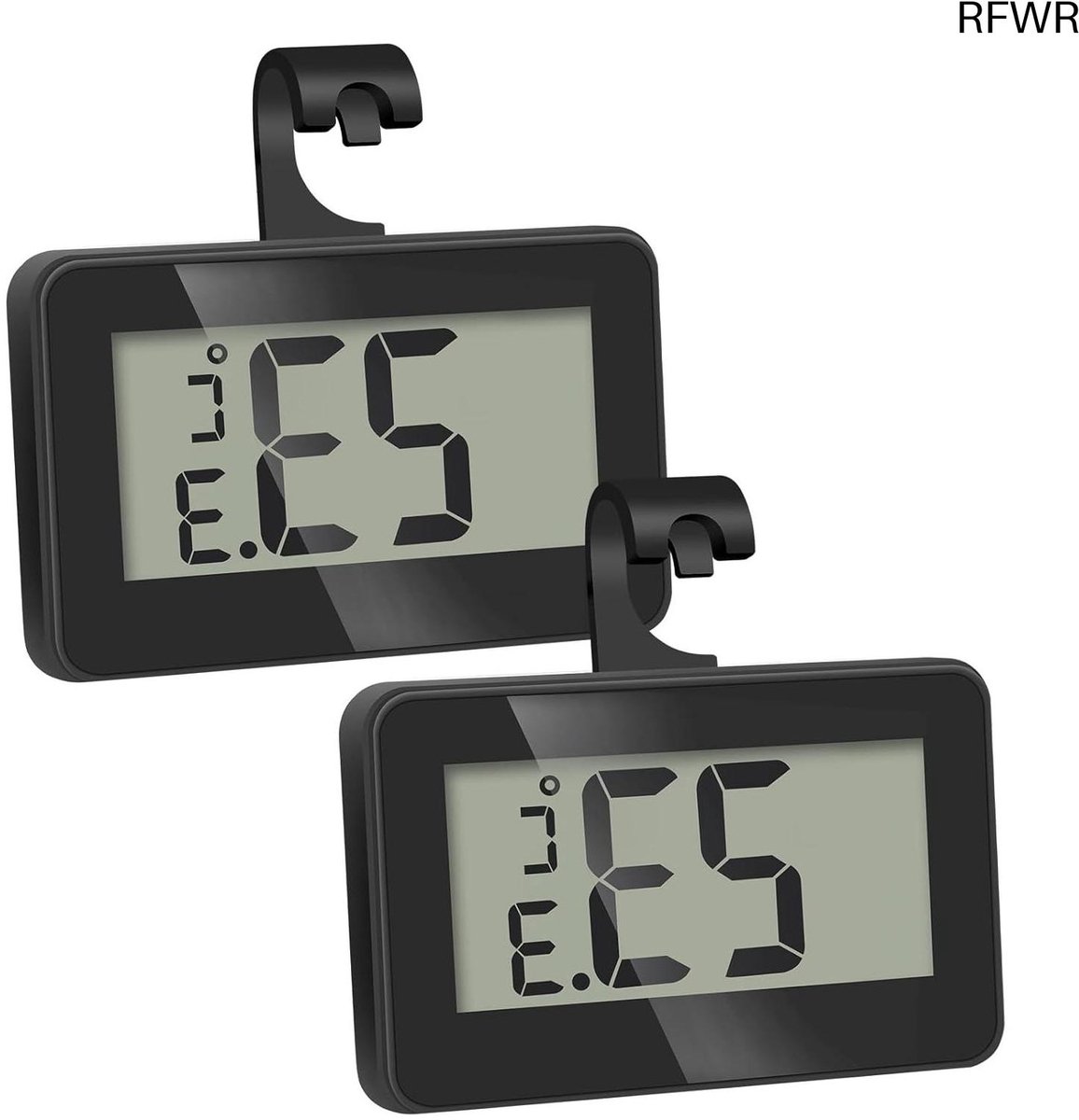 RFWR® Digitale koelkastthermometer met vorstalarm en meerdere montagetoepassingen