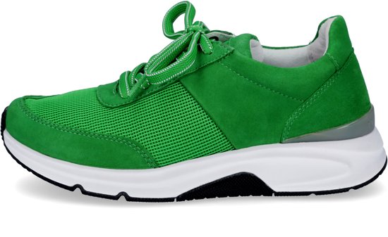 Gabor Rollingsoft Sensitive 46.897.34 - Baskets de Marche à Roulettes pour Femme - Vert - Taille 37,5 (EU) 4,5 (UK)