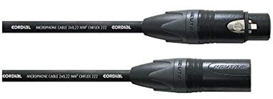 Cordial CPM 1.5 FM- Câble micro FLEX 1,5 m - Câble microphone