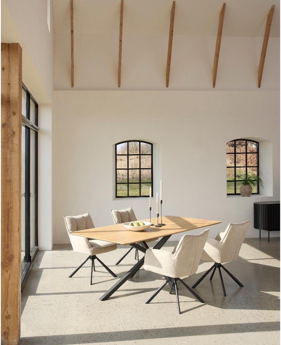 Nordic Home - Lenard eettafel 100x200 cm - naturel